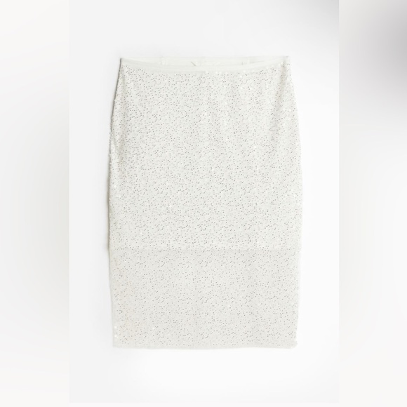 Bead embellished skirt sequin sheer tulle - Picture 4 of 7